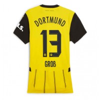 Borussia Dortmund Pascal Gross #13 Replica Home Shirt Ladies 2024-25 Short Sleeve